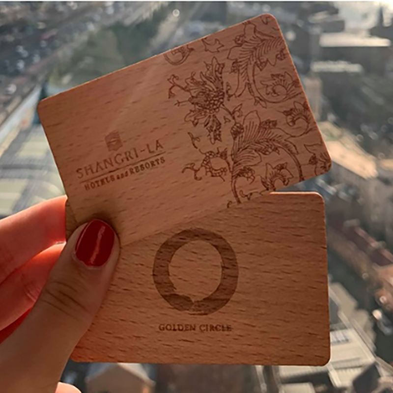 Shangri-la Hotel v Sydney používá Dřevěné karty RFID místo plastových místností